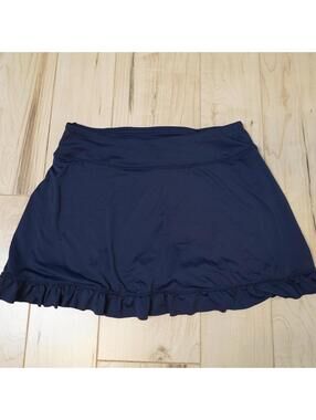 Kyodan Navy Ruffle Hem Tennis Skort Athletic Skirt Lululemon Dupe S